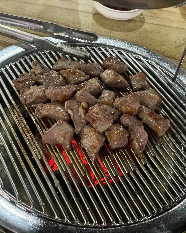잘 구워진 갈매기살