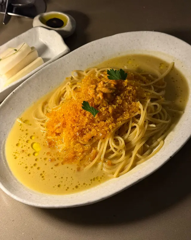 성게 어란 파스타