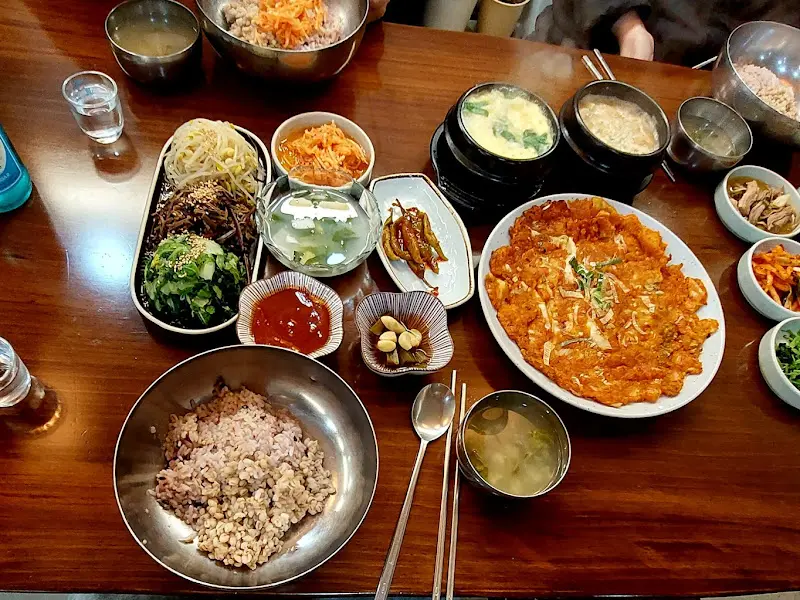 보리밥 정식 한상차림