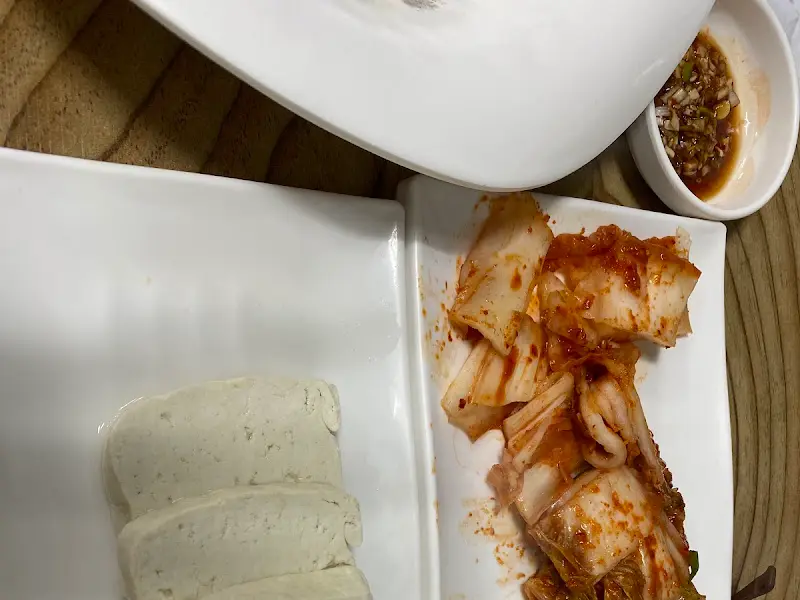 두부와 김치
