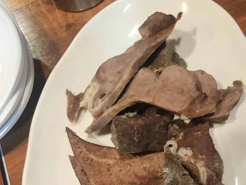 삶은 간과 허파