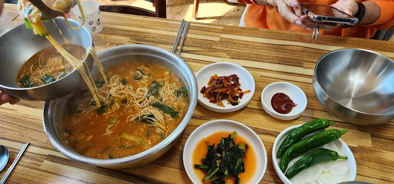 어죽 한 상 차림