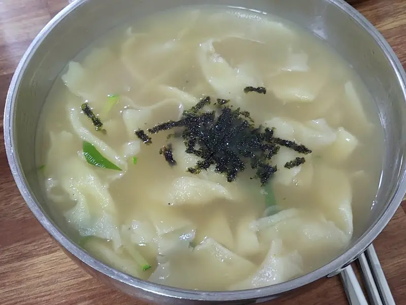 항아리칼수제비 수제비