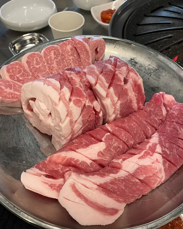 마블링이 환상적인 한우