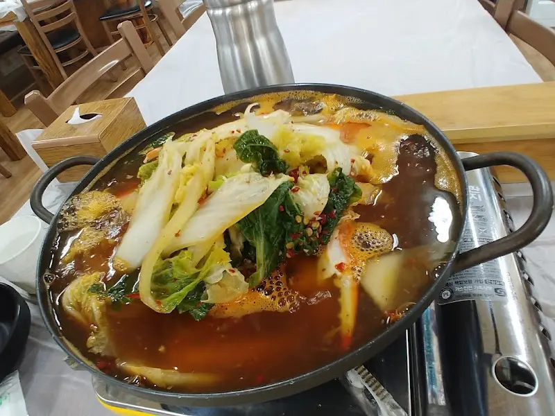 푸짐한 게국지의 모습