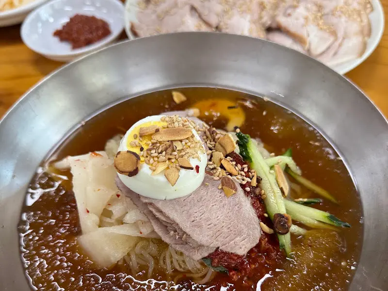 물밀면의 아름다운 자태