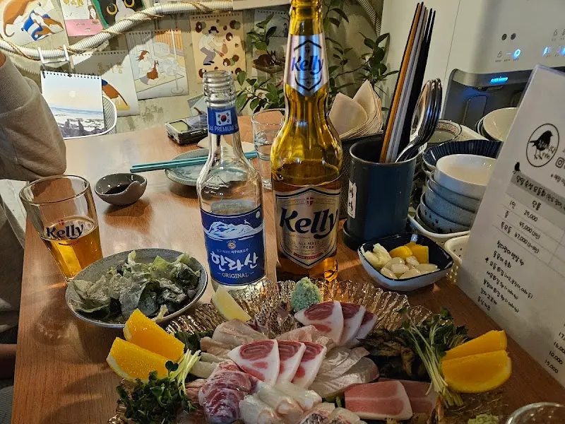 다채로운 숙성회 한 상 차림