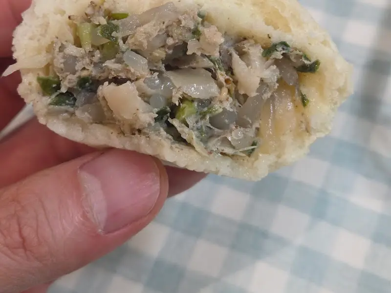 홍콩왕만두 고기만두 단면