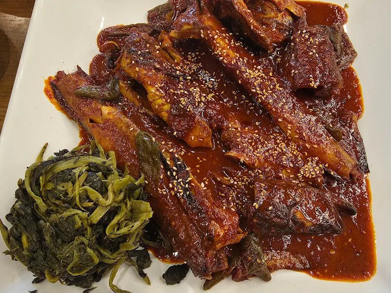 코다리조림과 시래기