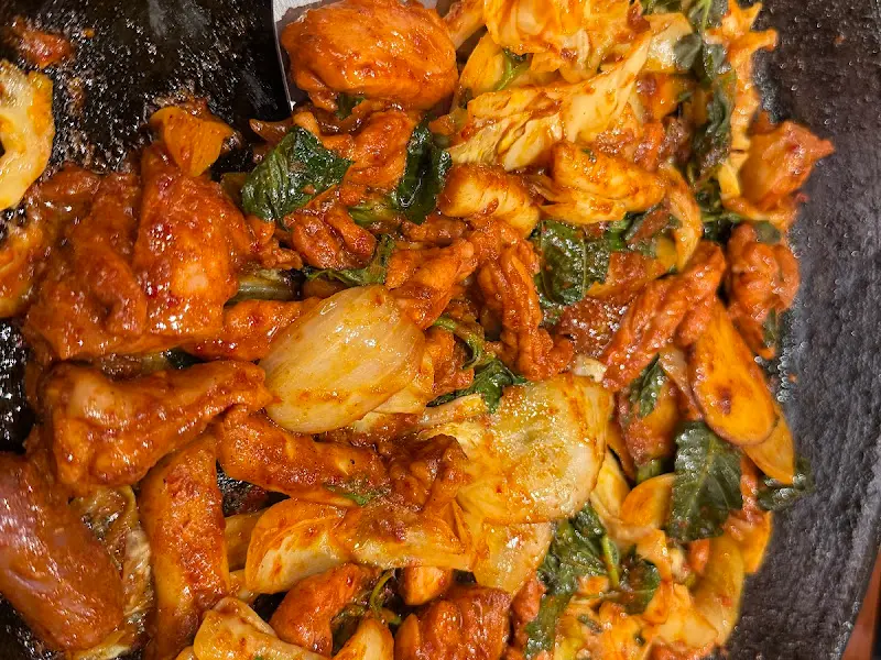 신림춘천집의 닭갈비 비주얼