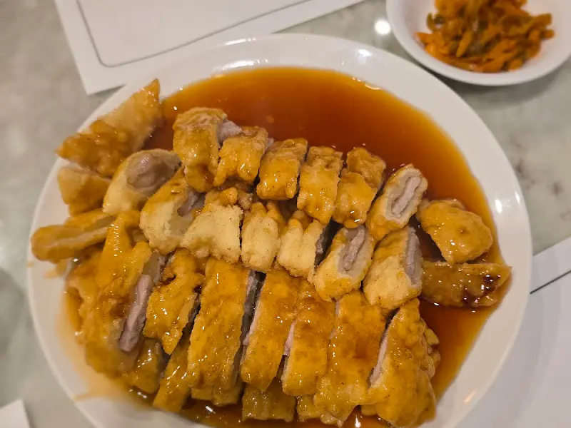 윤기가 흐르는 찹쌀 탕수육