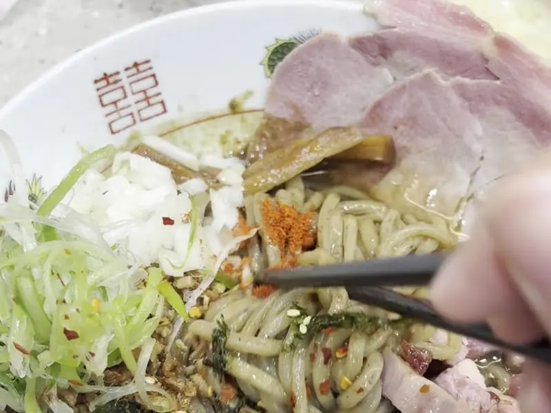 멸치 비빔 라멘