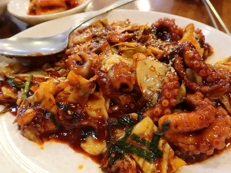 매콤한 직화낙지구이