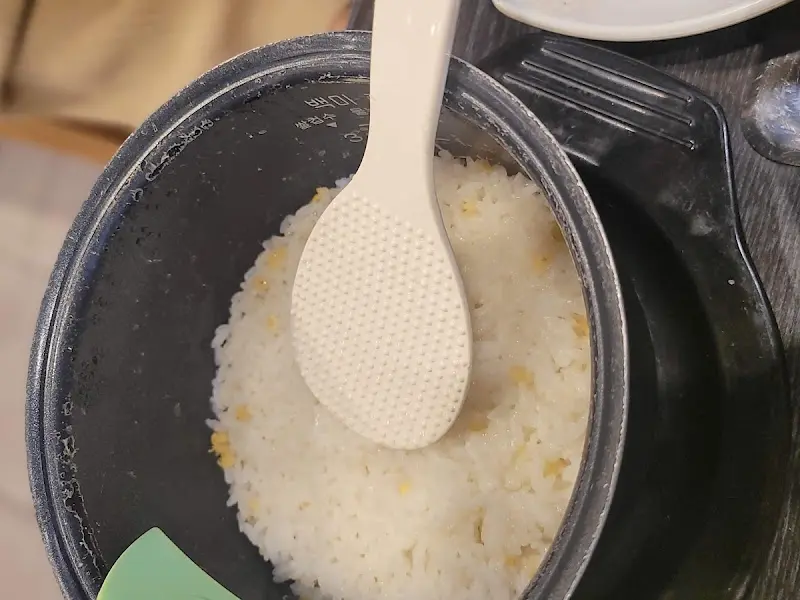 갓 지은 렌틸콩밥