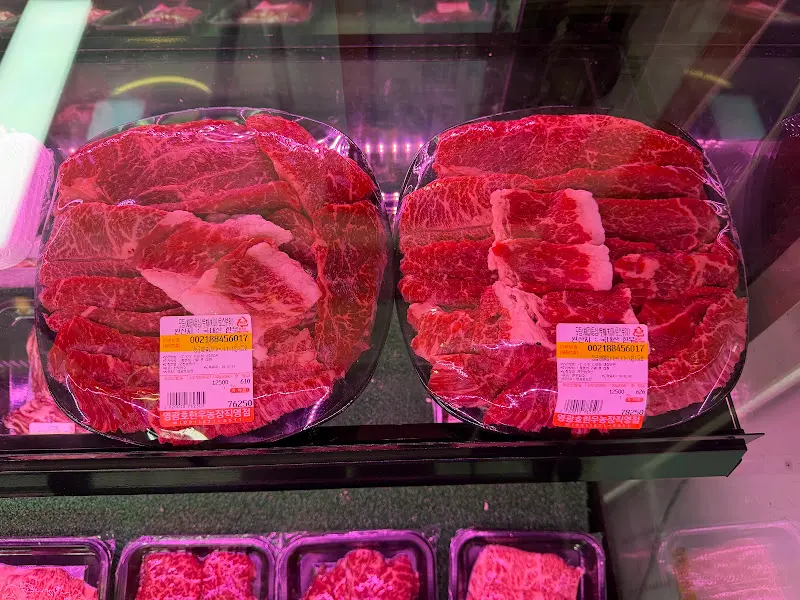 최상급 마블링을 자랑하는 한우