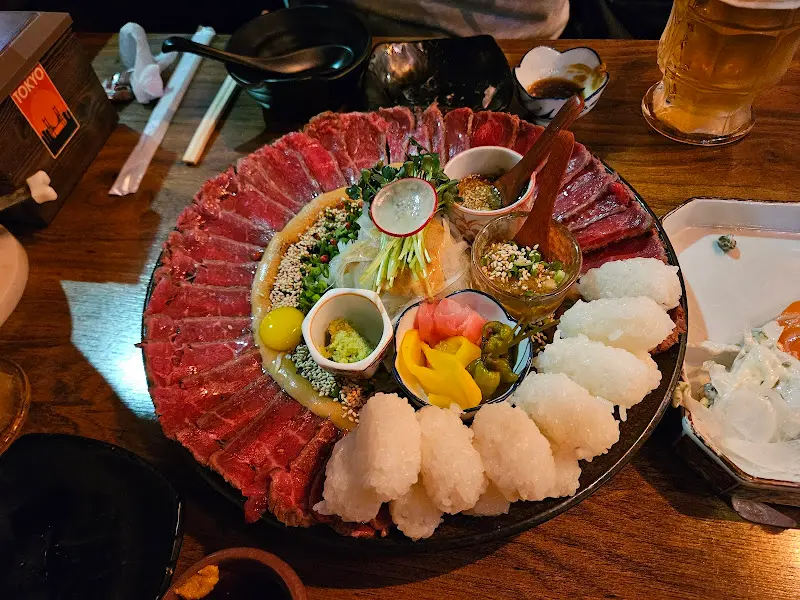 소고기 타다끼와 밥