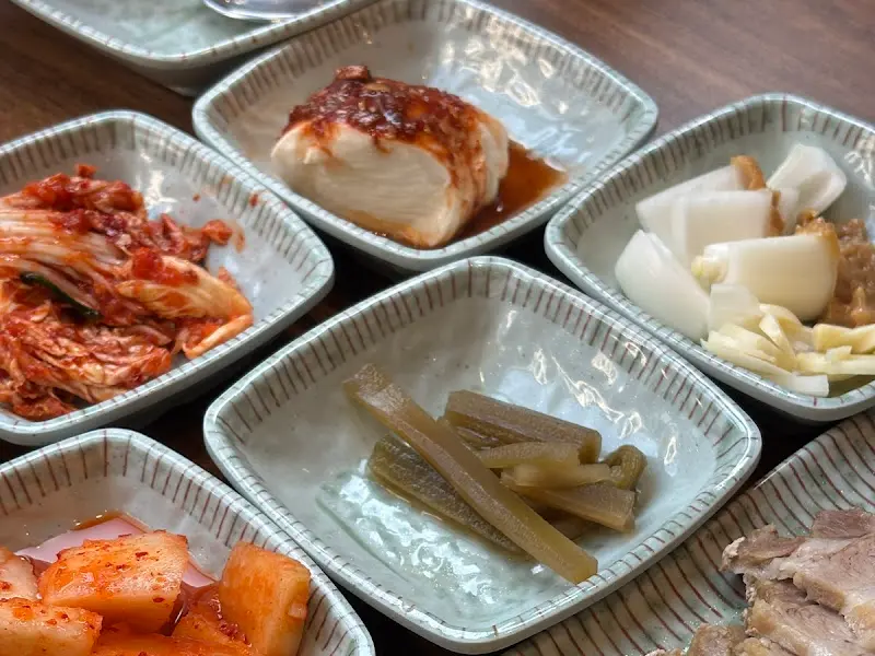 밑반찬 클로즈업