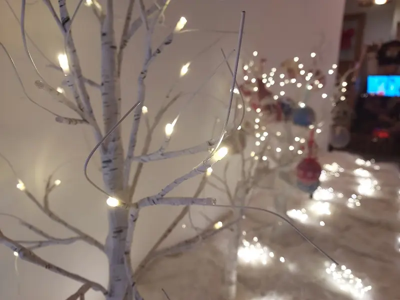 크리스마스 분위기가 물씬 풍기는 입구 장식