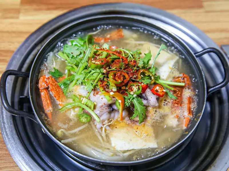 여수항 돌게쟁이 메뉴