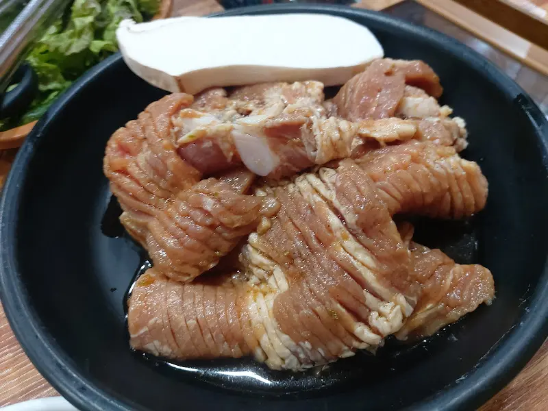 초원갈비 후식 냉면