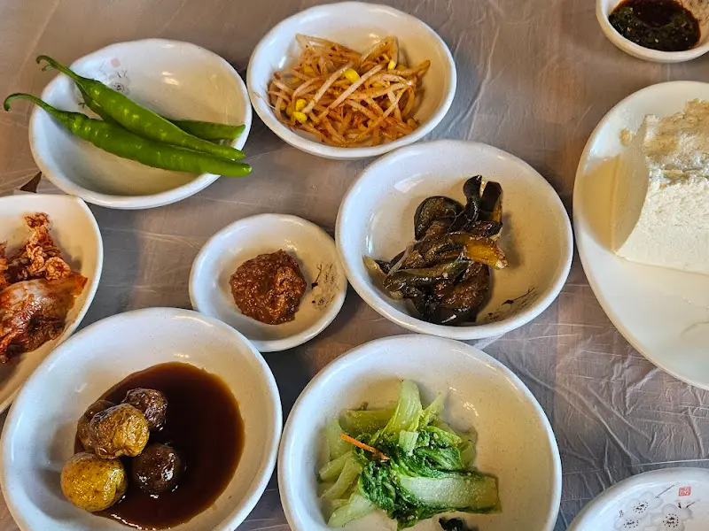 섬진강두부마을 한상차림