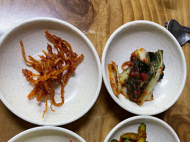 흑산도 소라집 기본 반찬