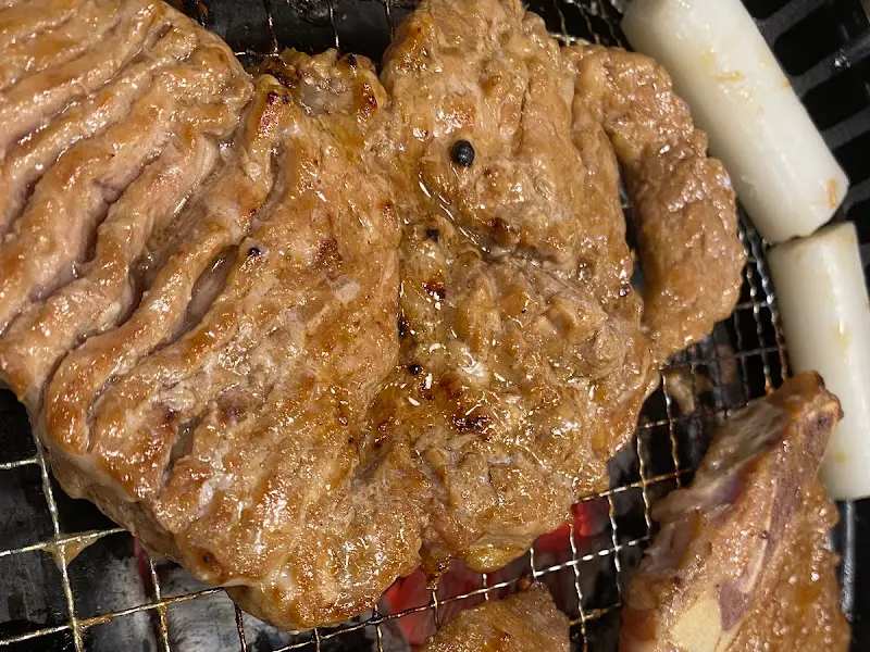 돼지갈비 근접샷