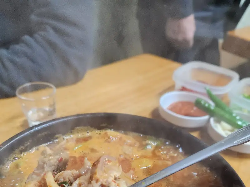 실비순대국 술국 건더기