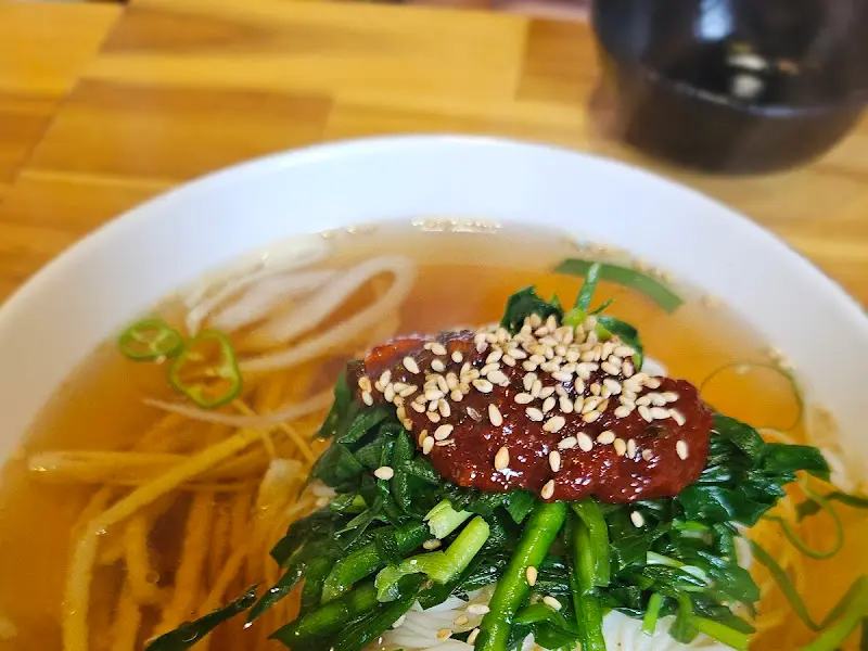 비빔국수 클로즈업