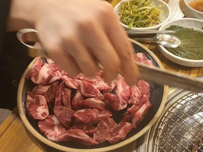 신선한 소갈비살