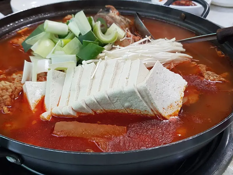 산천식당 동태전골