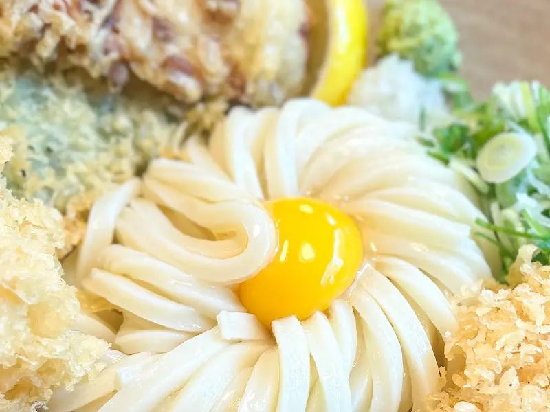 덴뿌라 붓가케 우동 면