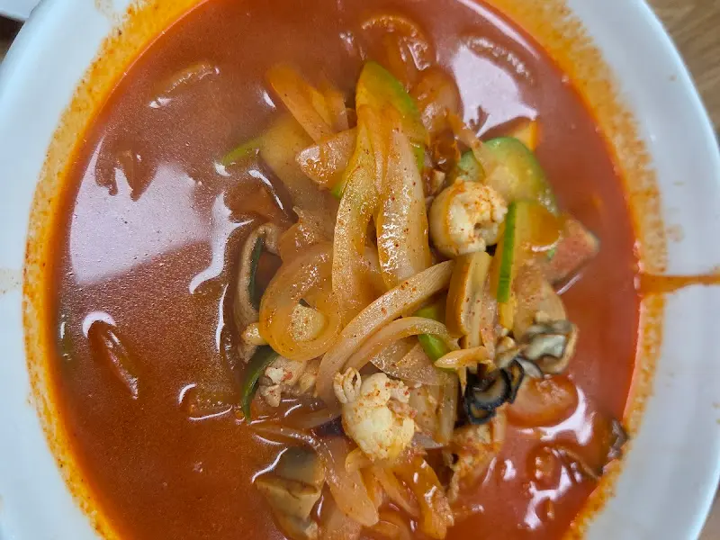 고추짬뽕 속 내용물