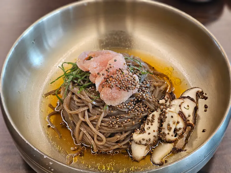 명란 들기름 국수