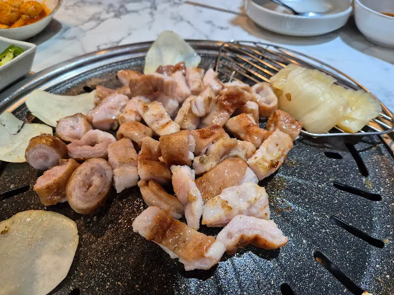 불판 위의 막창