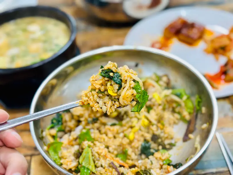 보리밥 비빔밥