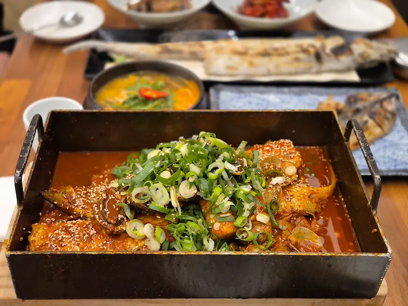 갈치조림의 클로즈업 샷