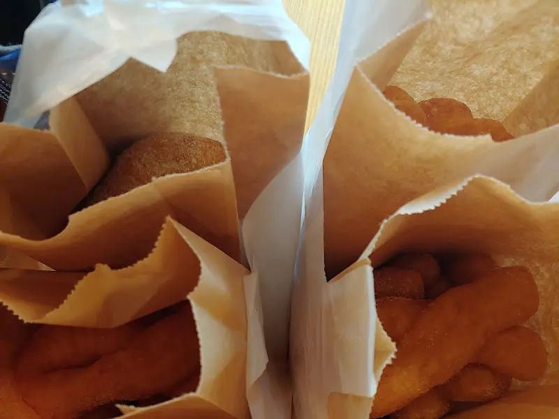 선물용으로 포장된 꽈배기