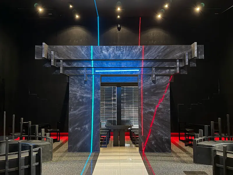 시간을 오브제로 한 미디어아트가 인상적인 B구역