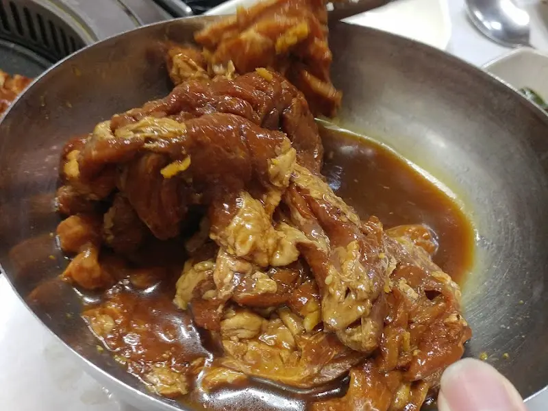 양념에 재워진 서서갈비