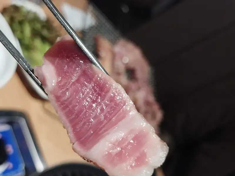 신선한 돼지고기