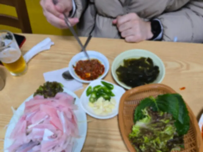 빙장회와 밑반찬