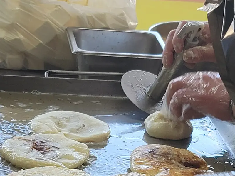 마가린에 구워지는 호떡