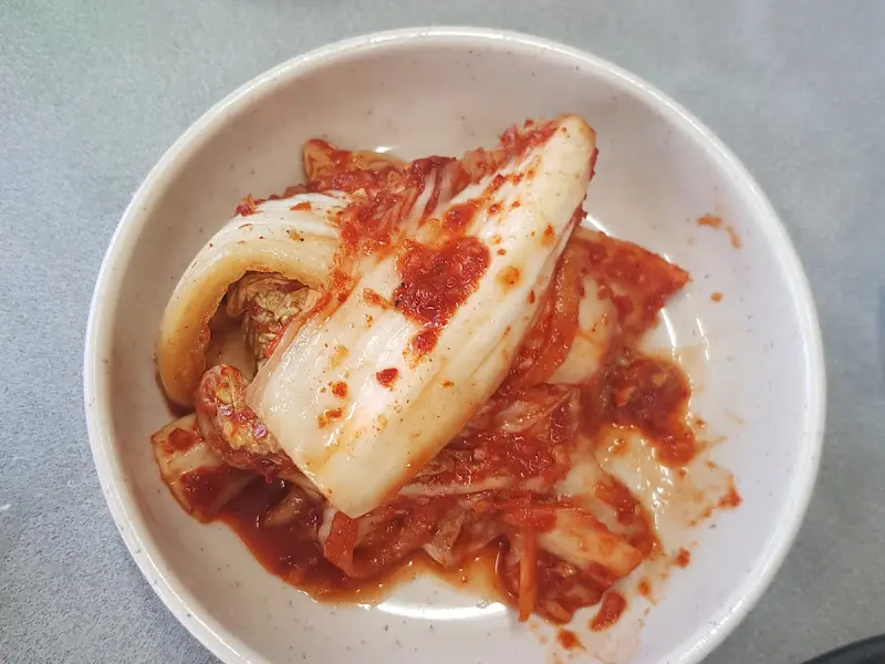 백제삼계탕 김치