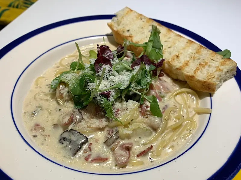 버섯 베이컨 파스타