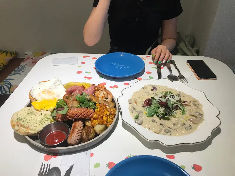 브런치 플래터와 리조또