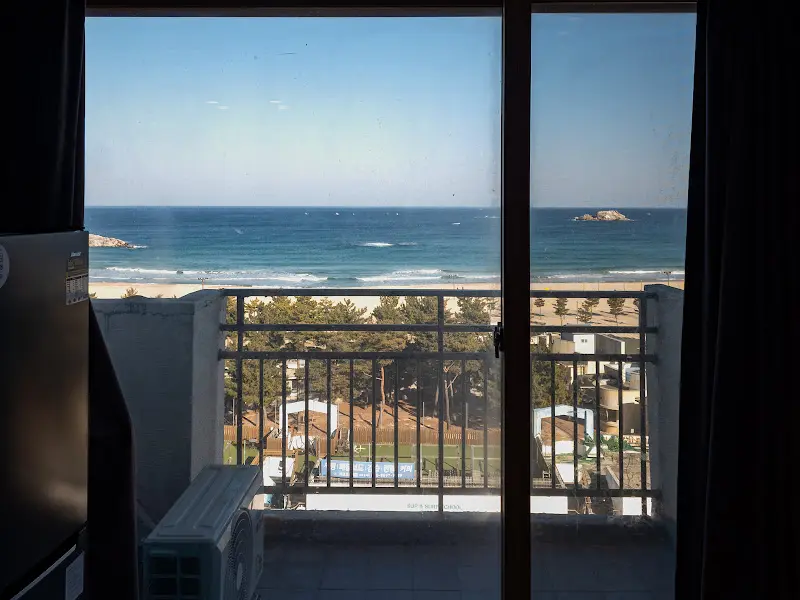 객실에서 바라본 오션뷰