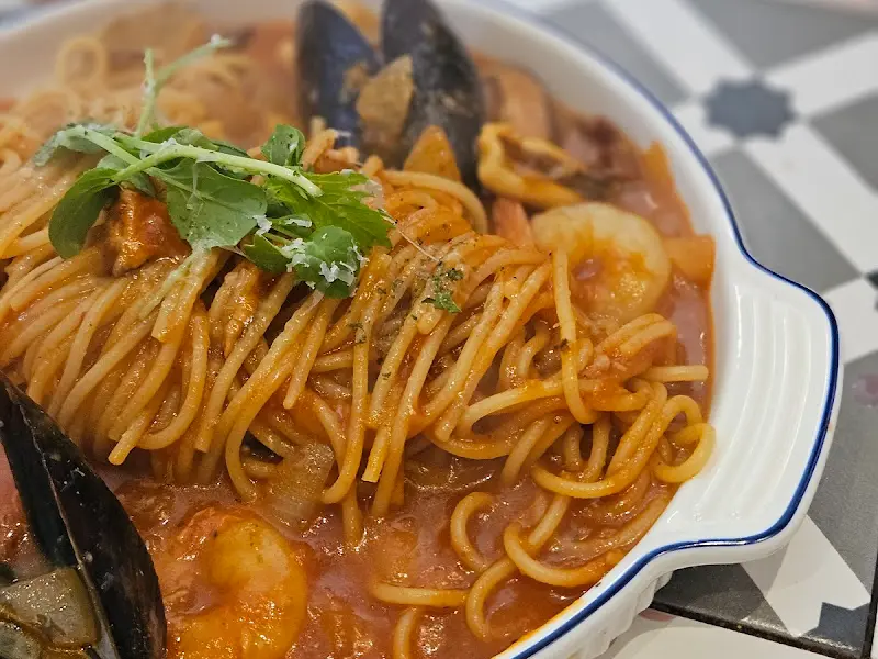 매운 칠리 새우 파스타