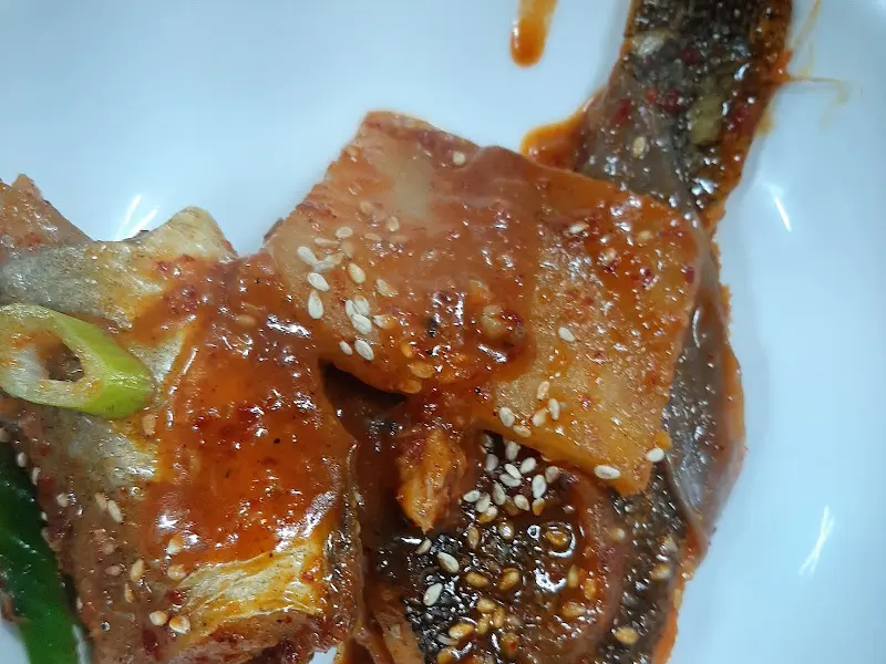 생선찜 클로즈업