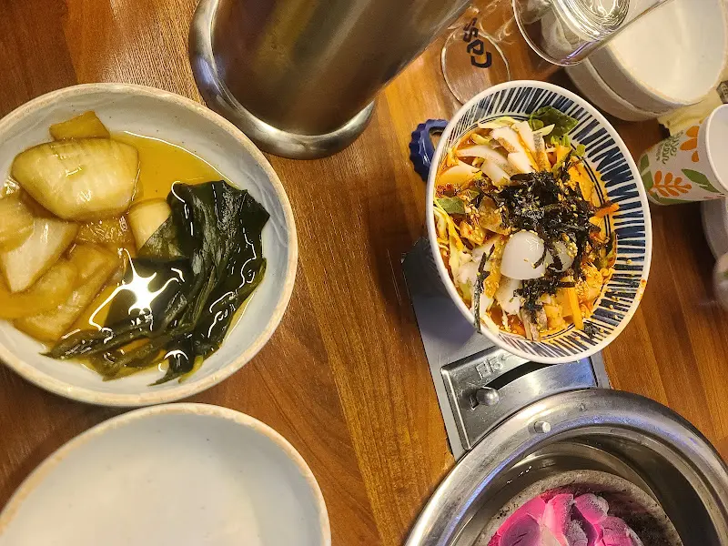 소라 물회의 모습